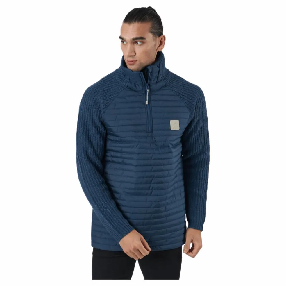 Hybrid Halfzip Denim