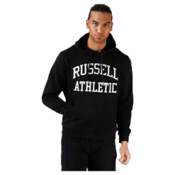 Iconic Twill Hoodie Black