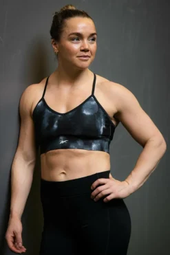 Id Train Train Aop Bra Black