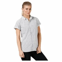 Idun SS Shirt Patterned/White