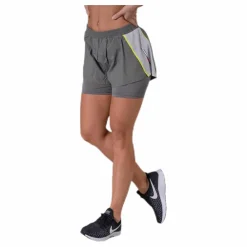 2-IN-1 Woven Shorts Grey