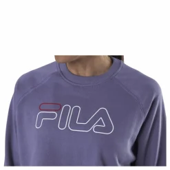 Jamina Cropped Crew Sweat Purple