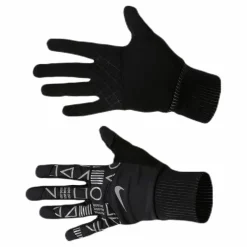 JDI Flash Shield Running Gloves Black/Silver