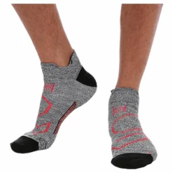 Jeff Mid-cut Merinowool Running Sock Grey