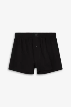 Jersey Boxer Shorts 2-pack Black