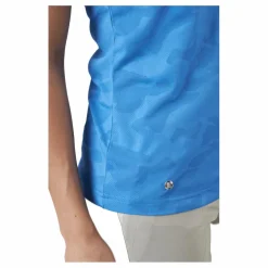 Jess Ss Polo Shirt Pacific