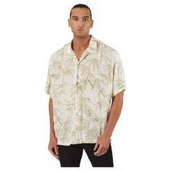 Jprbluray Print Resort Shirt S White