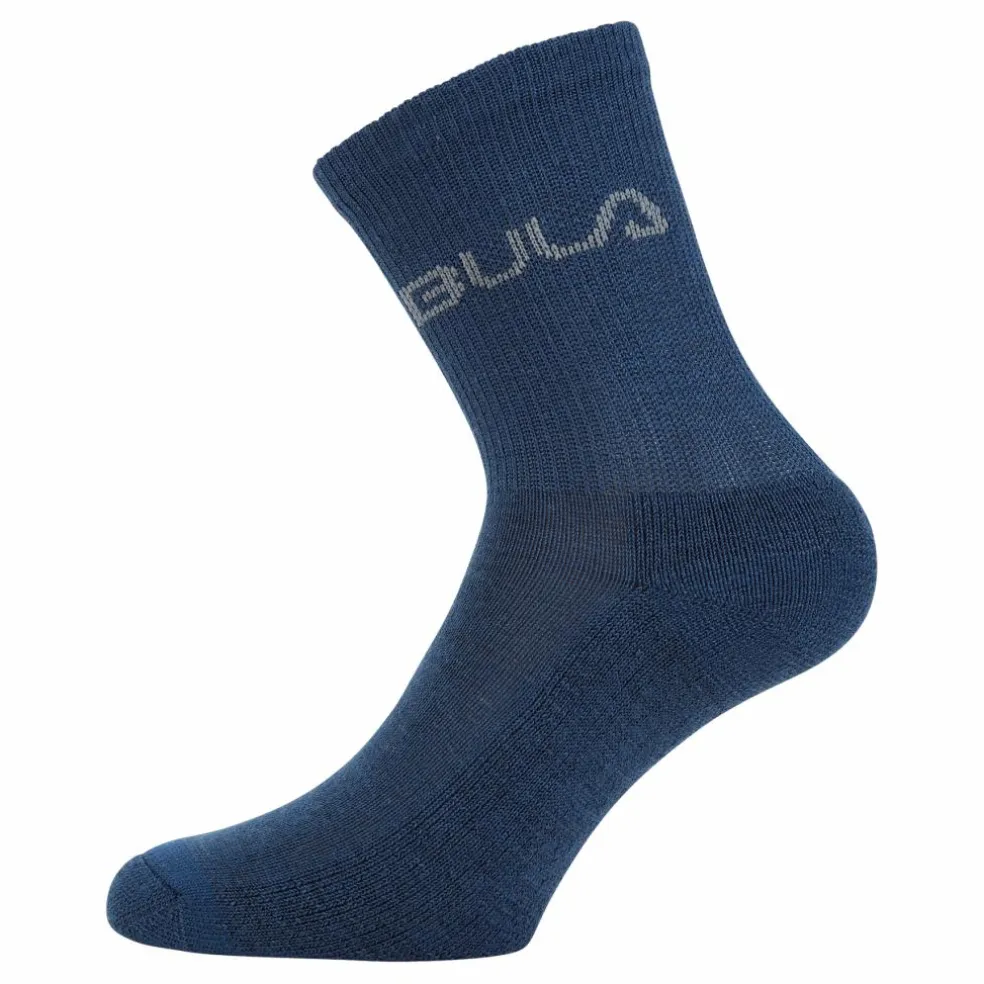 Jr 2pk Wool Sock Web Denim