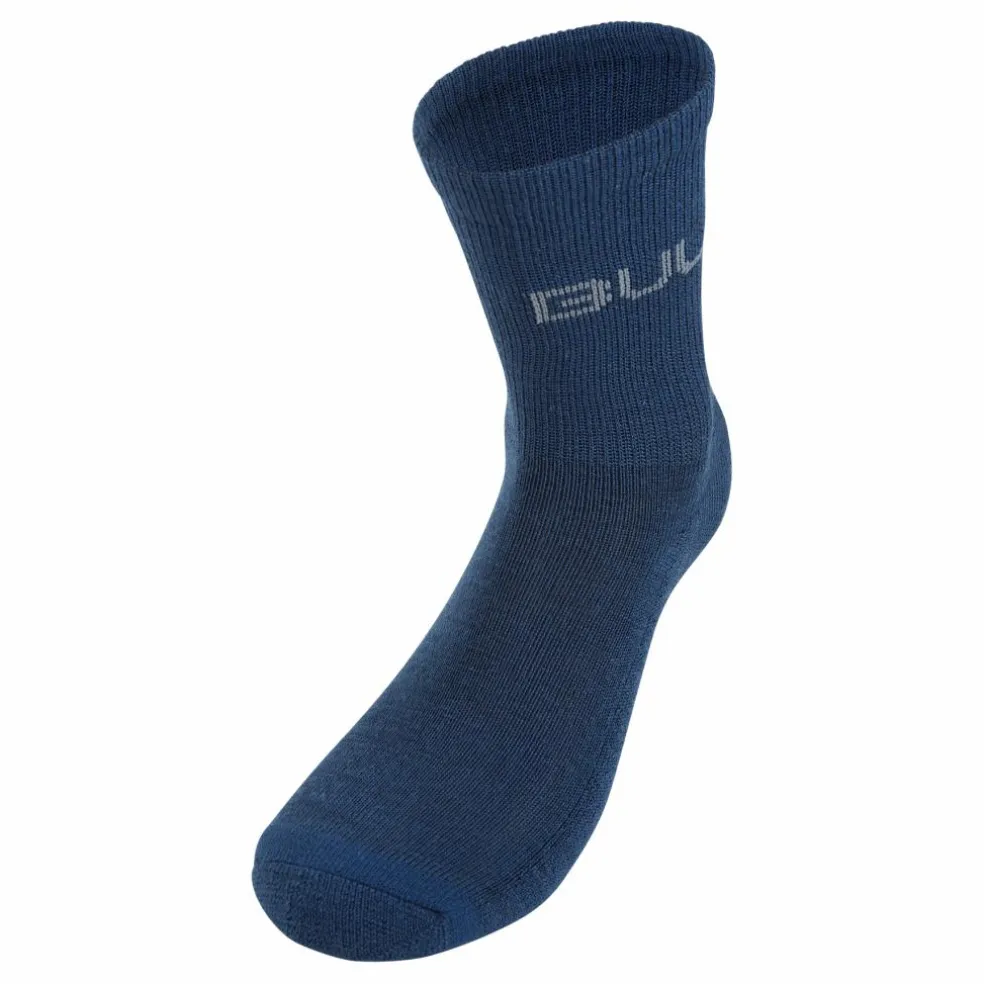 Jr 2pk Wool Sock Web Denim