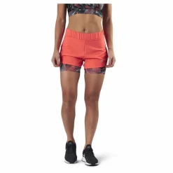 Judie Aop Loose Training Shorts Red