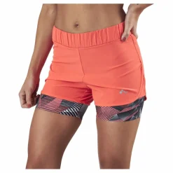 Judie Aop Loose Training Shorts Red