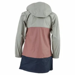 Junior Imber Rain Coat Pink/Blue/Grey