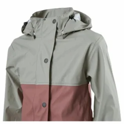 Junior Imber Rain Coat Pink/Blue/Grey
