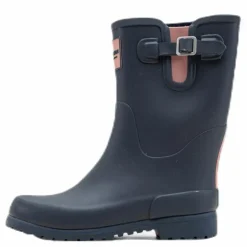 Junior June Rubber Boot Blue/Pink