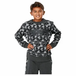 Junior Trevor Crewneck Patterned/Grey
