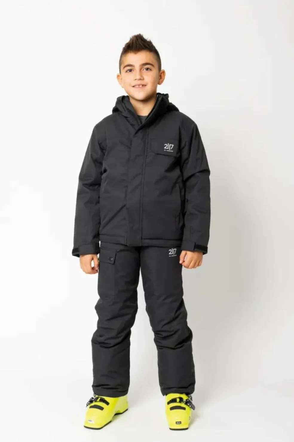 Junior’S Light Padded Ski Jacket Misan Black