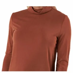 Kamala Ls Rollneck  Top  Brown