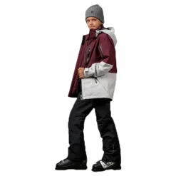 Kaman Junior Jacket Grey/Red