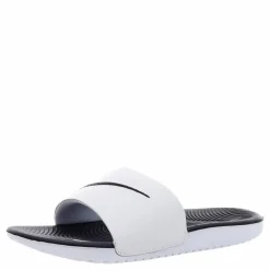 Kawa Little/Big Kids' Slides WHITE/BLACK