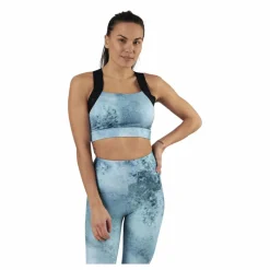 Kay Printed Sports Bra Green