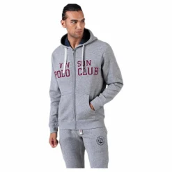 Kent Sweatshirt Zip Grey