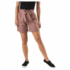 Kira Belt Shorts Brown