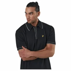 Knitted Branded Polo Black