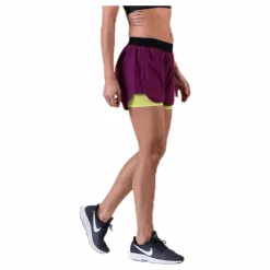 2-Lay Shorts Purple/Green