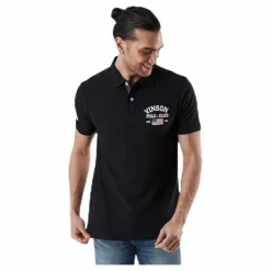 Leslie Pique Shirt Black