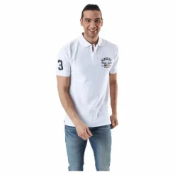 Leslie Pique Shirt White