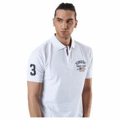 Leslie Pique Shirt White