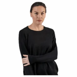 Lesly Kings L/S Pullover Knt Black