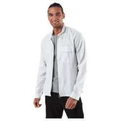 Life Linen Shirt Ls One Pocket White