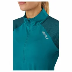 Light Speed 1/2 Zip Jade/silver Reflective