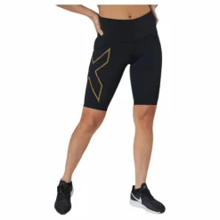 Light Speed Mid-Rise Compression Black/Gold