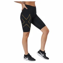 Light Speed Mid-Rise Compression Black/Gold