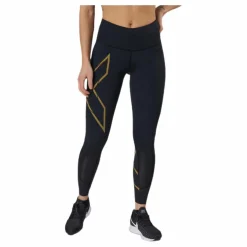 Light Speed Mid-Rise Compression Black/Gold