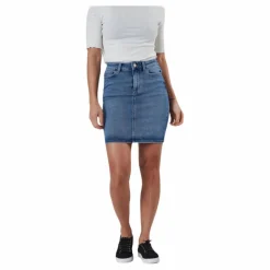 Lili Mw Denim Skirt Blue