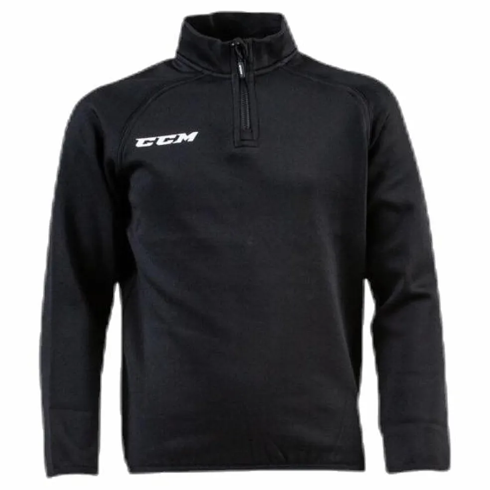 Locker Room 1/4 ZIP Junior Black