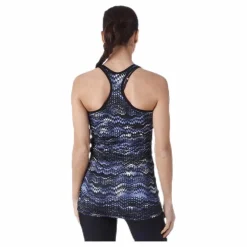Long Racerback AOP Blue
