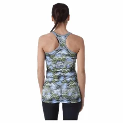 Long Racerback AOP Blue