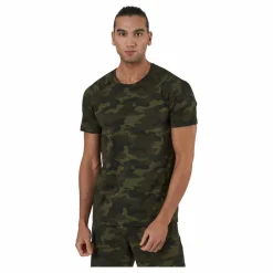 M Printed Tee Action Green