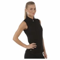 Macy S/L Polo Shirt Black