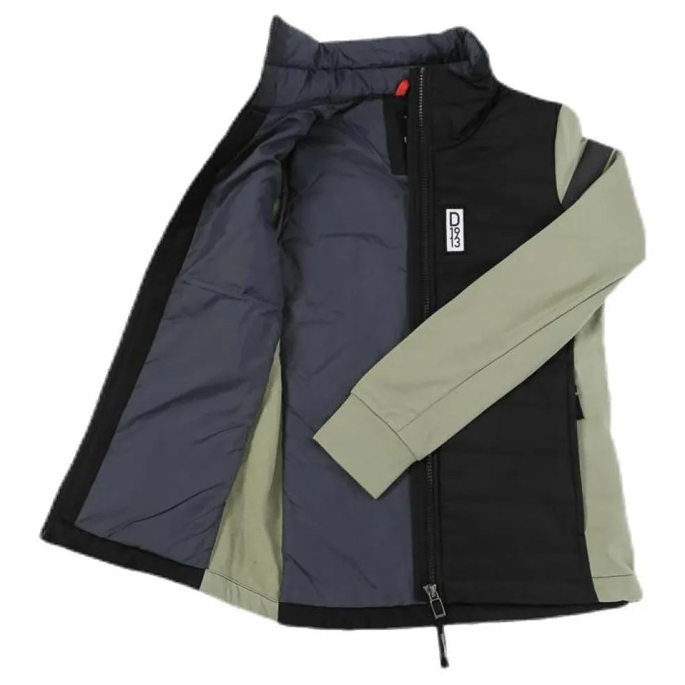 Madrid Girls Hybrid Jacket Black/Green