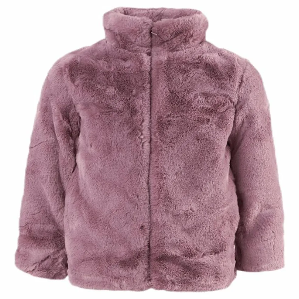 Mamy Faux Fur Jacket Purple