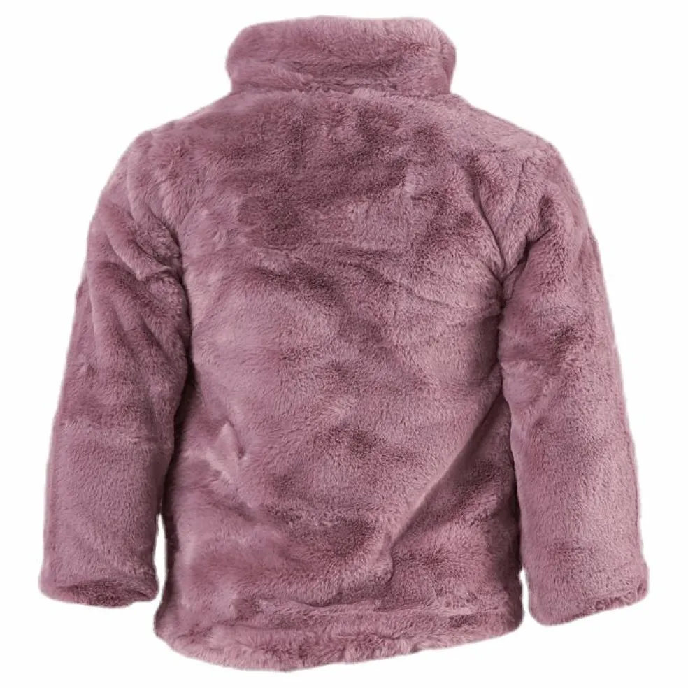 Mamy Faux Fur Jacket Purple