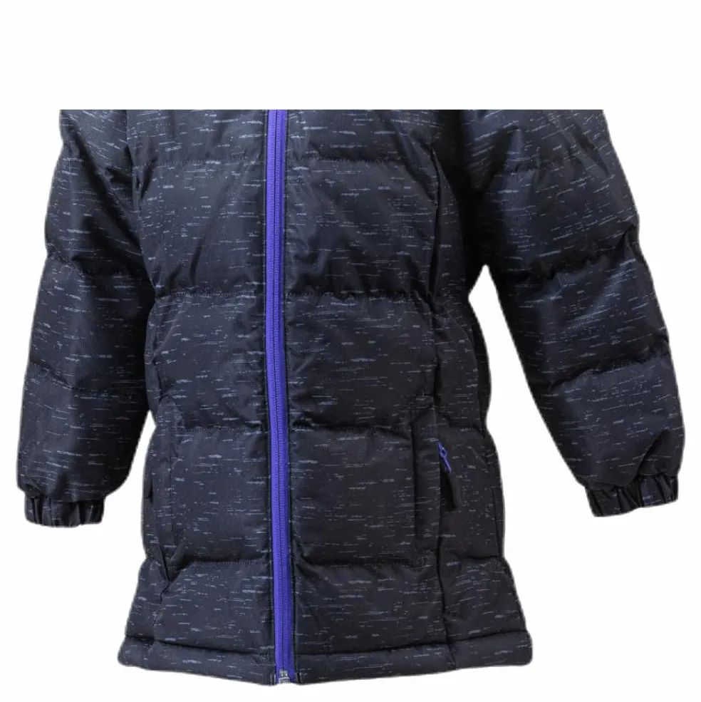 Mariel Girls Long Melange Pro-lite Jacket Black