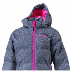 Mariel Girls Long Melange Pro-lite Jacket Pink