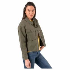 Marina Crop Jacket Green