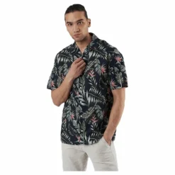 Marty Organic Shirt Ss Blue